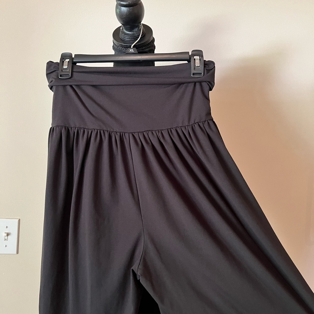Black High-Waisted Harem/Yoga Pants
